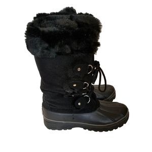 **SOLD** Khombu Black Winter Boots